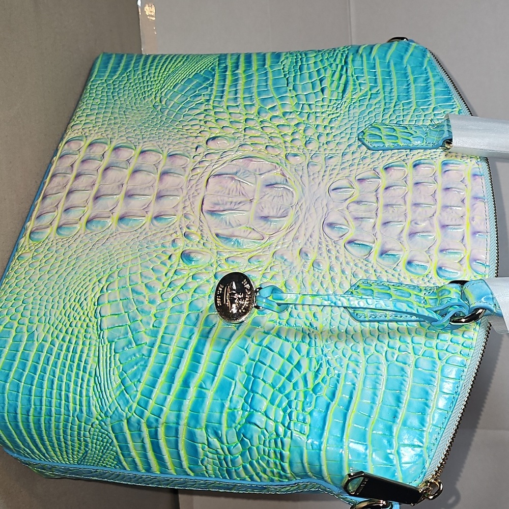 Brahmin Large Duxbury Satchel- Cotton Candy Melbourne - Picture 6 of 8
